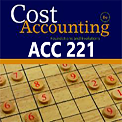 ACC 221 Cost Accounting